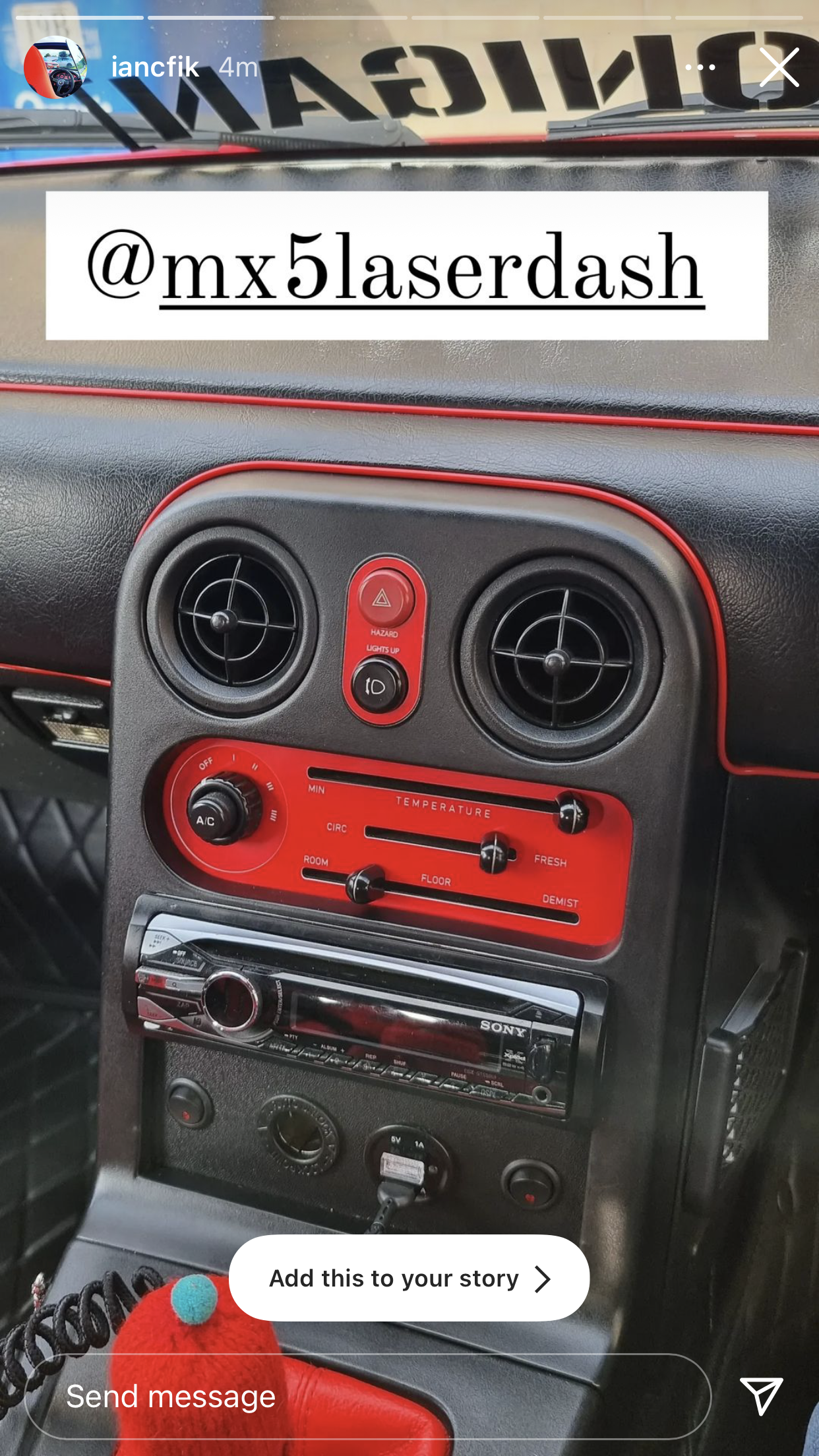 Miata dash deals mat